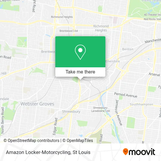Amazon Locker-Motorcycling map