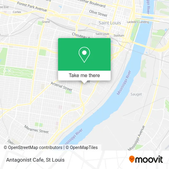 Antagonist Cafe map