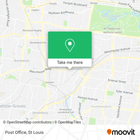 Post Office map
