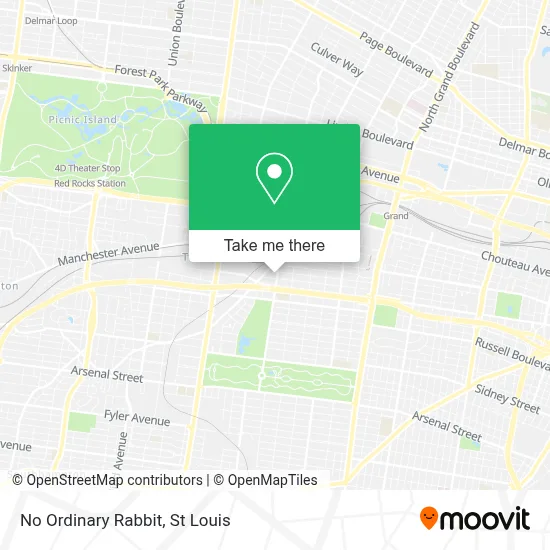 No Ordinary Rabbit map
