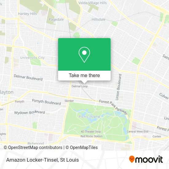 Mapa de Amazon Locker-Tinsel