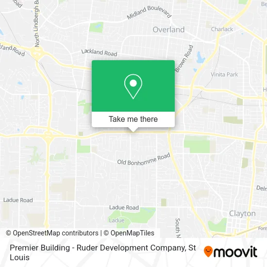 Mapa de Premier Building - Ruder Development Company
