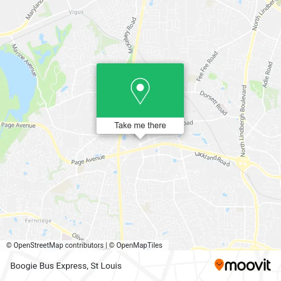 Mapa de Boogie Bus Express