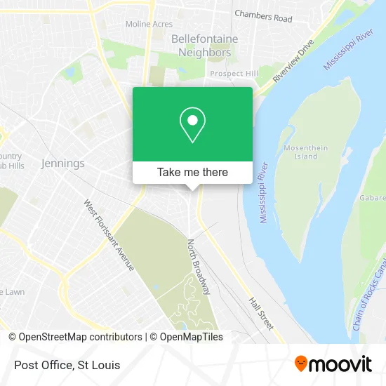 Post Office map