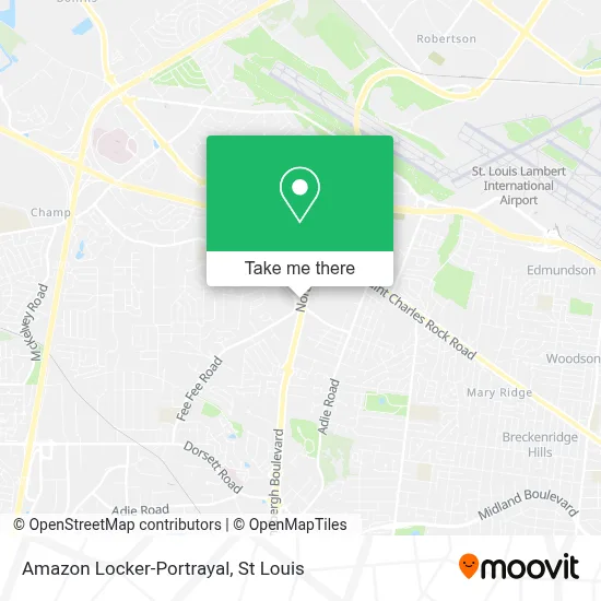 Amazon Locker-Portrayal map