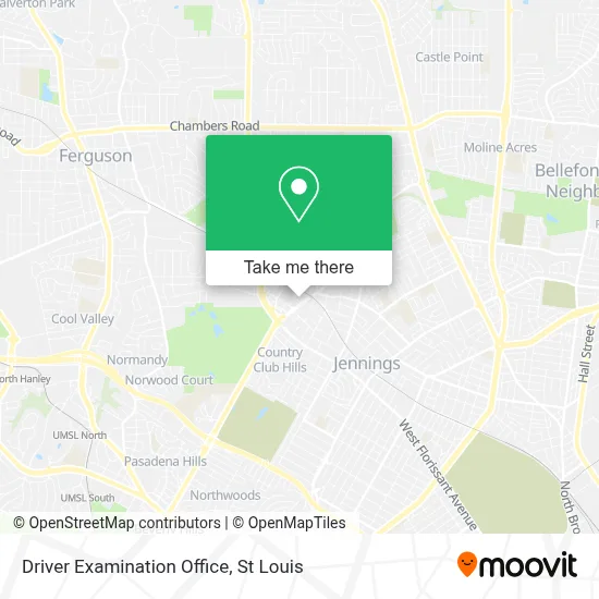 Driver Examination Office map