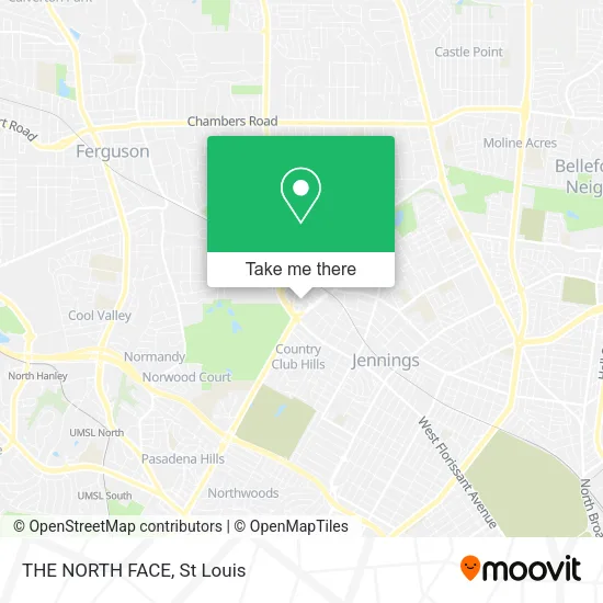 THE NORTH FACE map