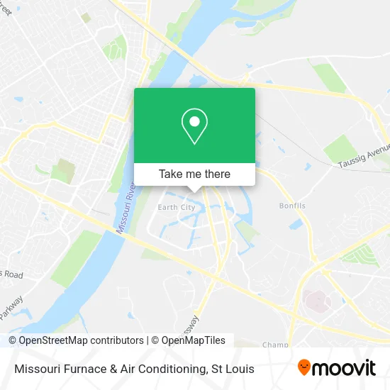 Missouri Furnace & Air Conditioning map