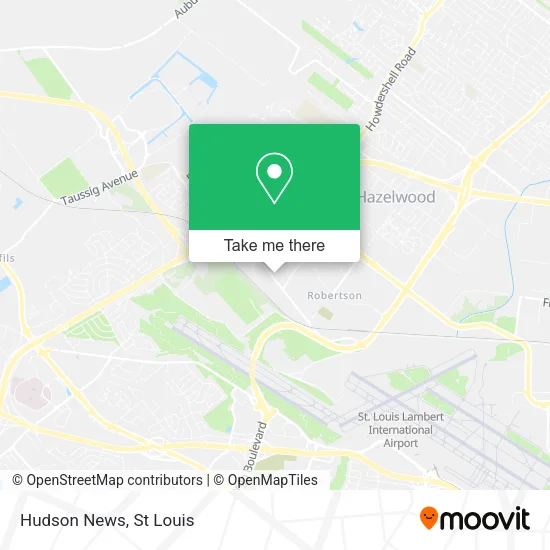 Hudson News map
