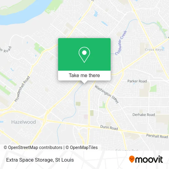 Mapa de Extra Space Storage