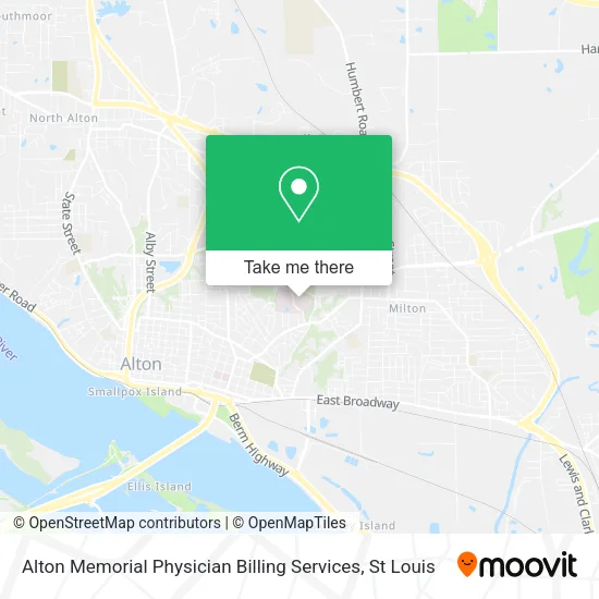 Alton Memorial Physician Billing Services map