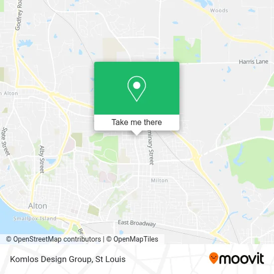 Komlos Design Group map