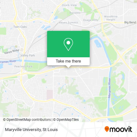 Maryville University map