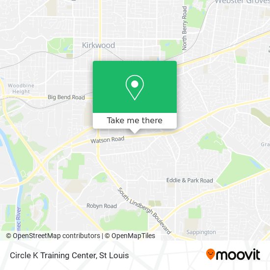Circle K Training Center map