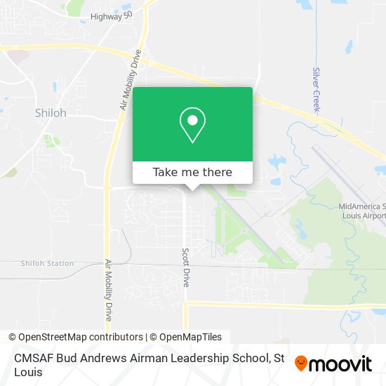 CMSAF Bud Andrews Airman Leadership School map