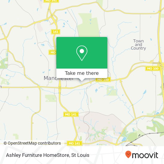 Mapa de Ashley Furniture HomeStore