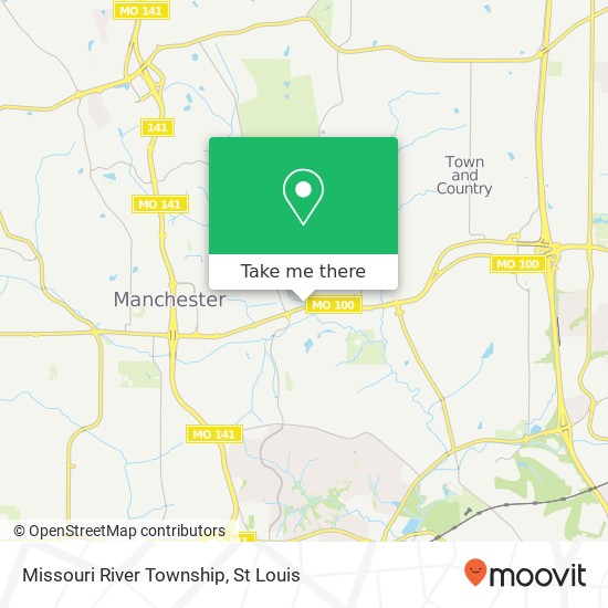 Mapa de Missouri River Township