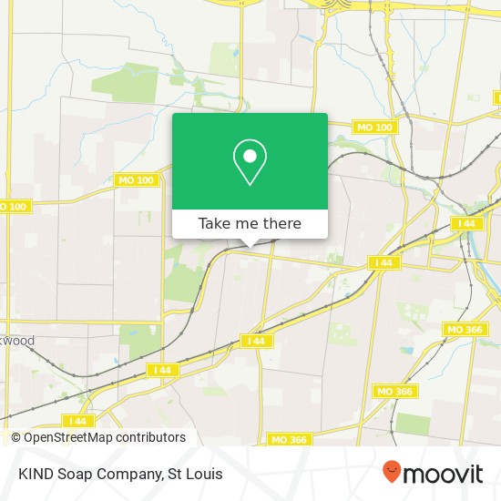 Mapa de KIND Soap Company