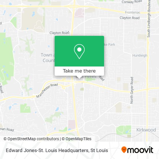 Edward Jones-St. Louis Headquarters map