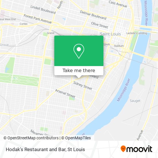 Mapa de Hodak's Restaurant and Bar