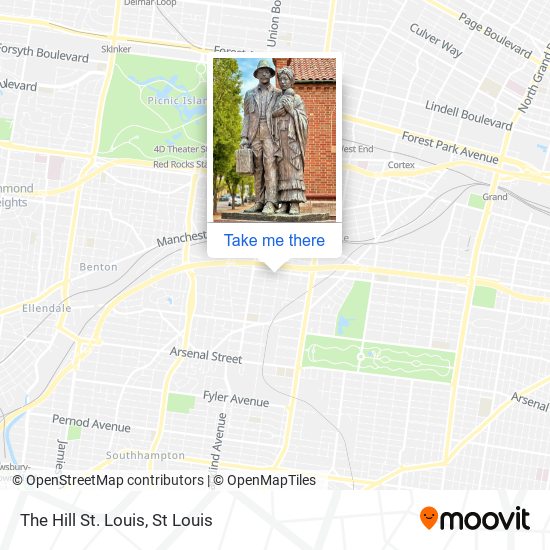 St. Louis Hotel Map & Directions