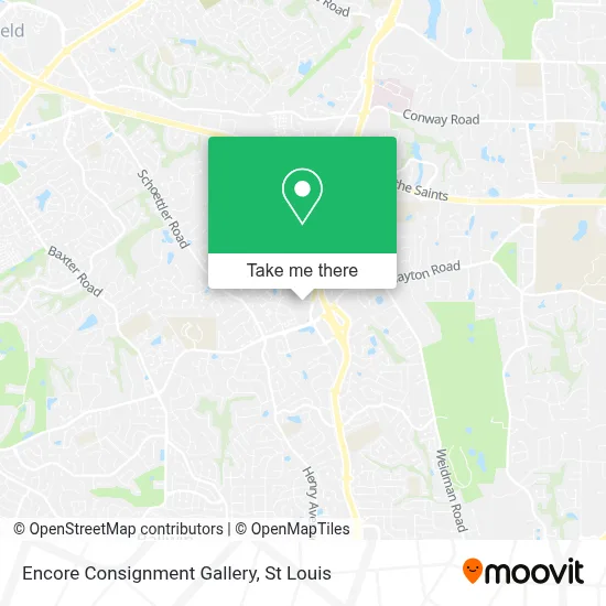 Encore Consignment Gallery map