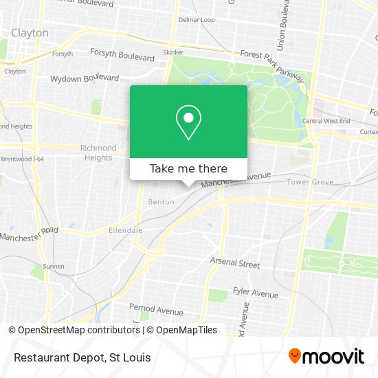 Mapa de Restaurant Depot