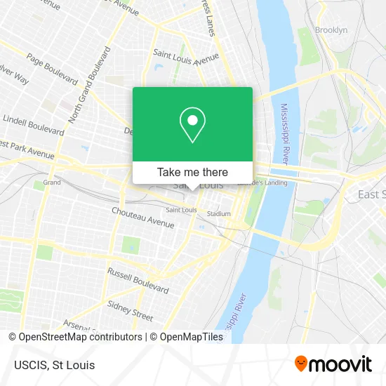 Mapa de USCIS