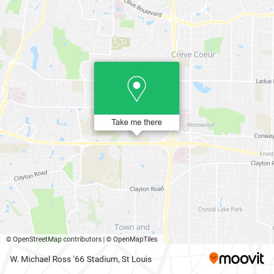W. Michael Ross '66 Stadium map