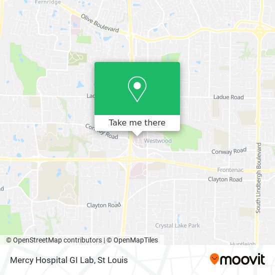 Mercy Hospital GI Lab map