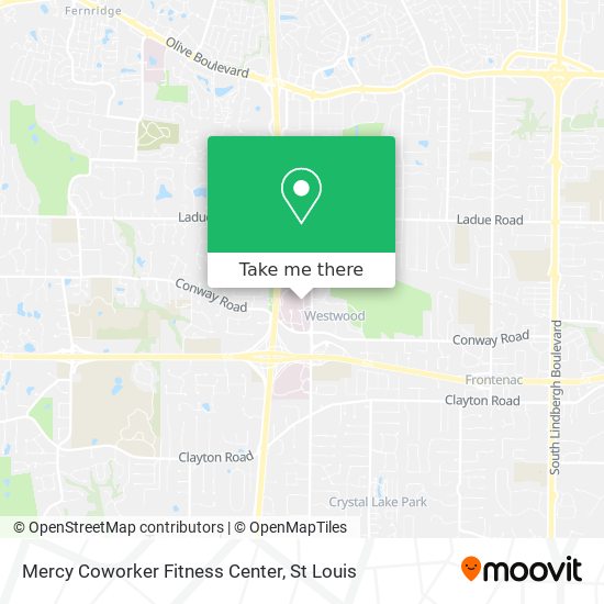Mercy Coworker Fitness Center map