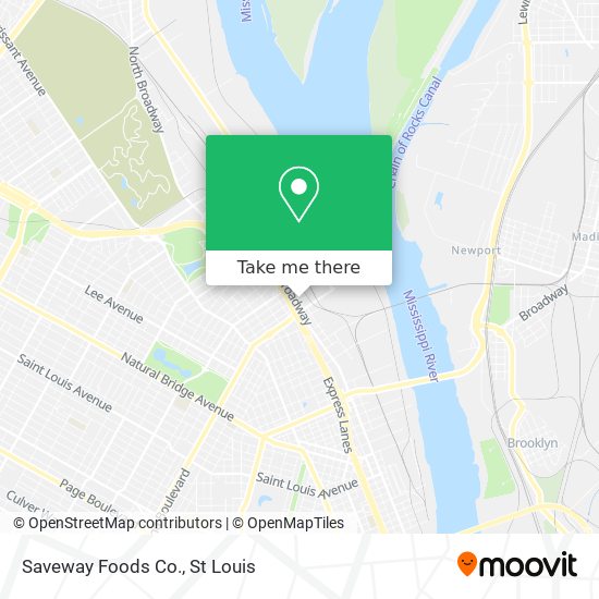 Mapa de Saveway Foods Co.