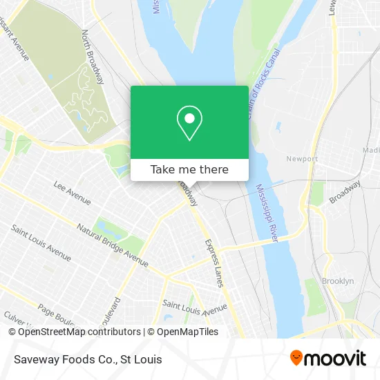 Saveway Foods Co. map