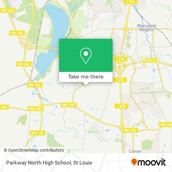 Parkway North High School map