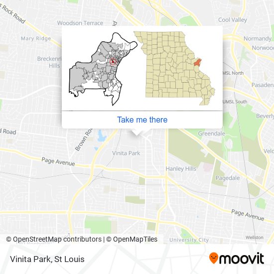 Vinita Park map
