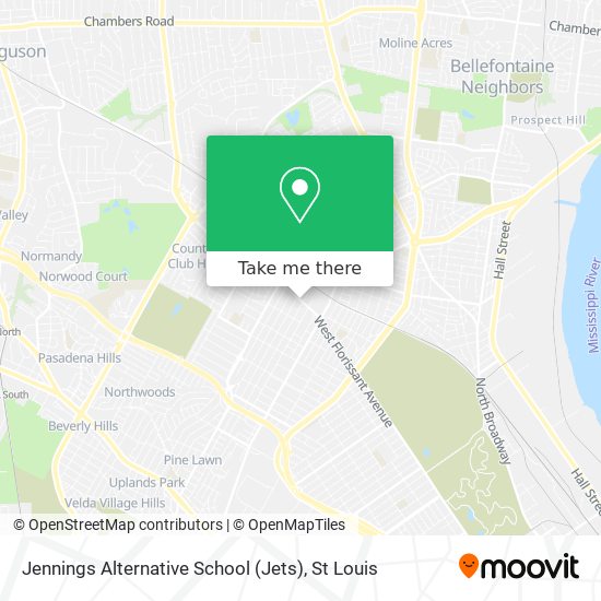 Mapa de Jennings Alternative School (Jets)