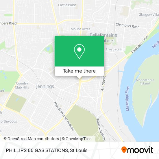 PHILLIPS 66 GAS STATIONS map
