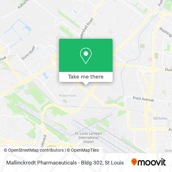 Mallinckrodt Pharmaceuticals - Bldg  302 map