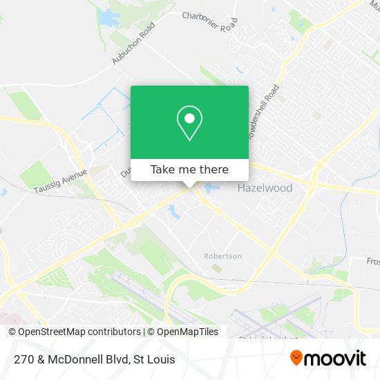 Mapa de 270 & McDonnell Blvd