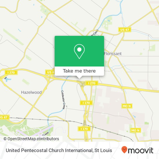 United Pentecostal Church International map