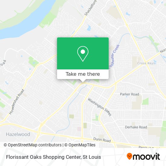 Florissant Oaks Shopping Center map