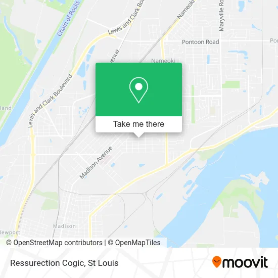 Ressurection Cogic map