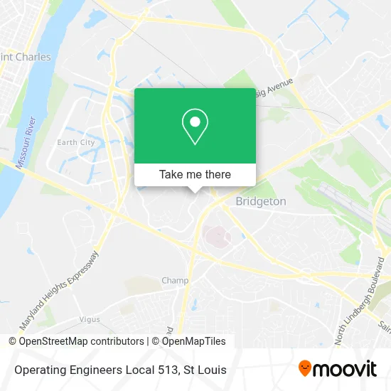 Operating Engineers Local 513 map