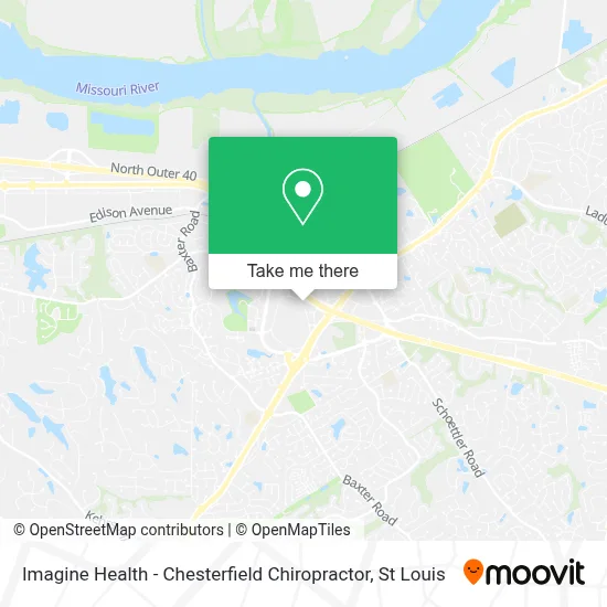 Imagine Health - Chesterfield Chiropractor map