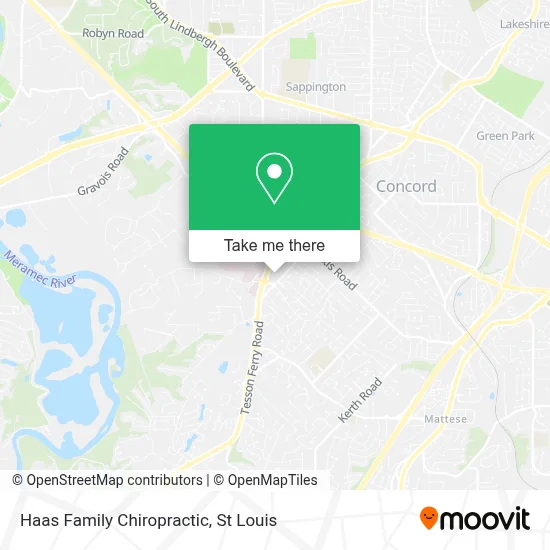 Haas Family Chiropractic map