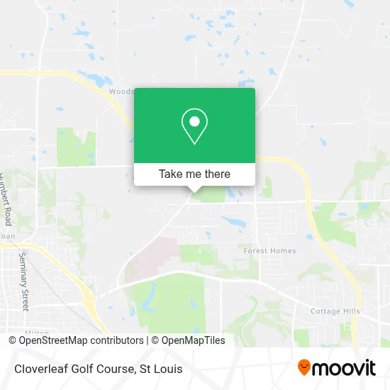 Cloverleaf Golf Course map