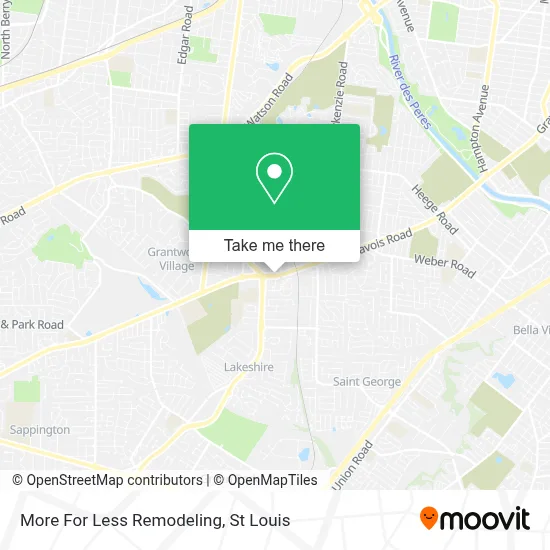 More For Less Remodeling map