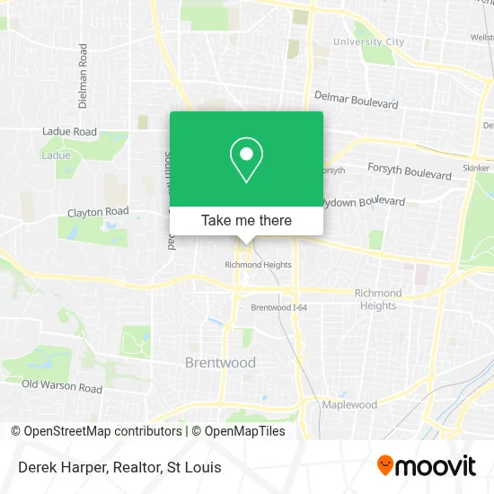 Derek Harper, Realtor map