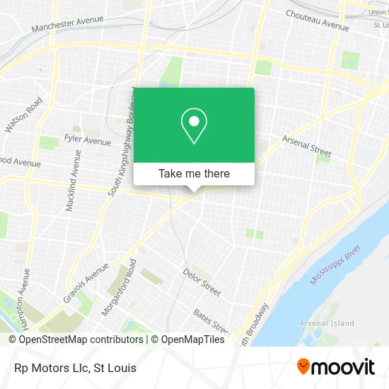 Rp Motors Llc map