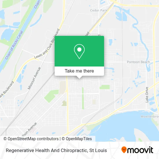 Regenerative Health And Chiropractic map